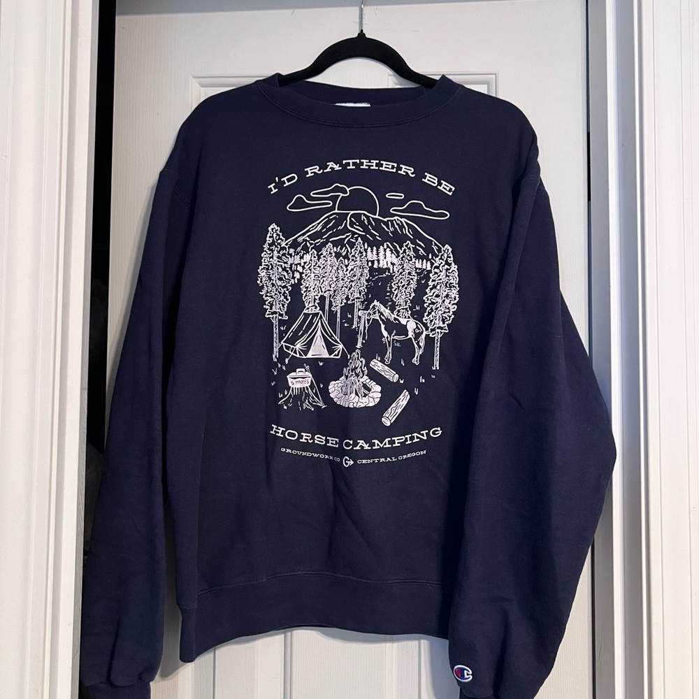 GWC - Crewneck: “I’d rather be horse camping”